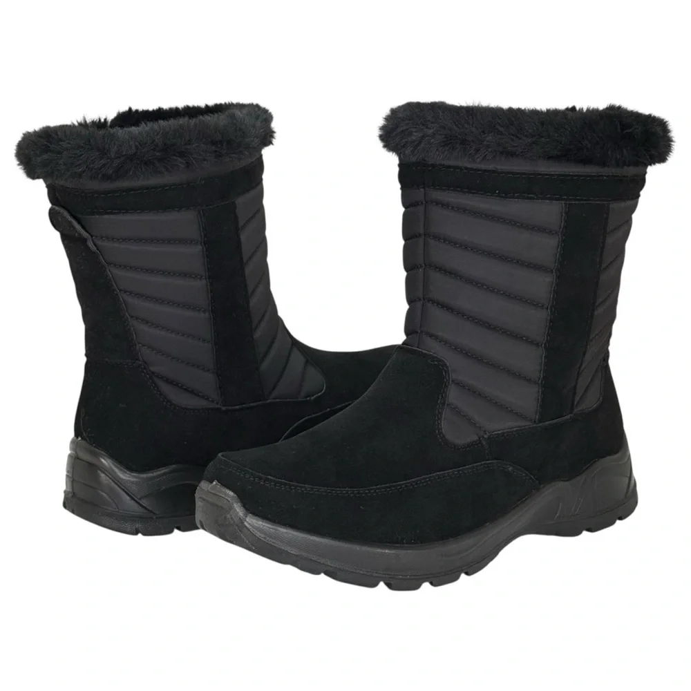 Easy Street Frazer Black Waterproof Womens Boots Size 7.5M